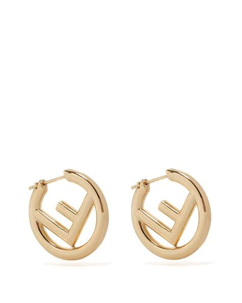 fendi small hoop earrings.